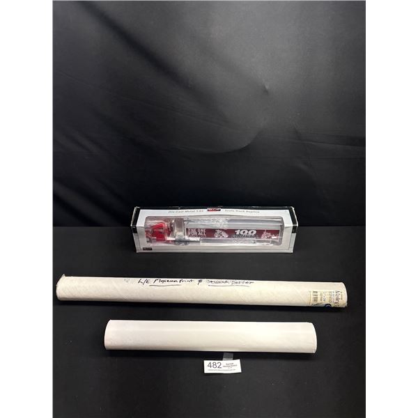 1:64 Diecast Semi Truck in Box plus Artist Proof Vancouver Police Museum Poster