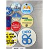 Image 2 : 12 Scale Expo 86 Pins/Badges