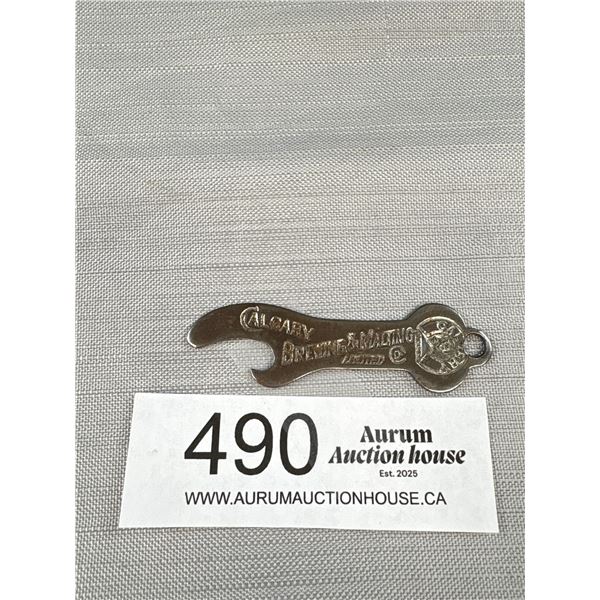 An Early Calgary Brewing + Malting Bottle Opener