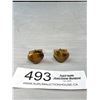 Image 1 : A Nice Pair of 1970s Tiger Eye Cufflinks