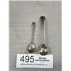 Image 1 : 2 Vintage Salt Spoons