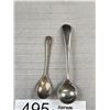 Image 2 : 2 Vintage Salt Spoons