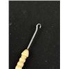 Image 2 : A 19th Century 1880s Turned Bone Handle Button Hook