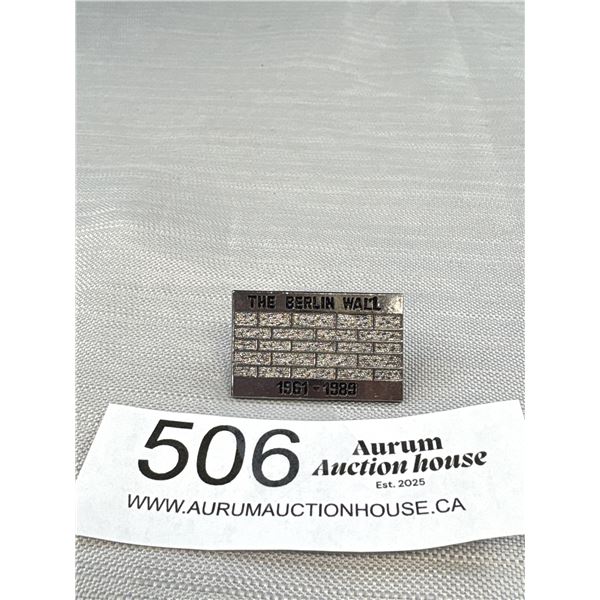 Berlin Wall Pin 1961-1989