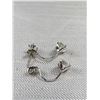 Image 3 : 3 Belly Button Rings (1 Marked .925 w/ Amber)