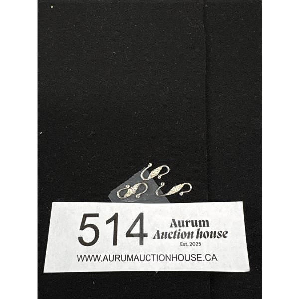 3 Sterling Silver Necklace Hooks