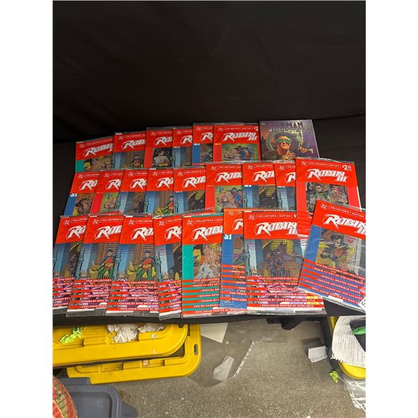 Lot of Sealed Bags of Robin 3 Comics