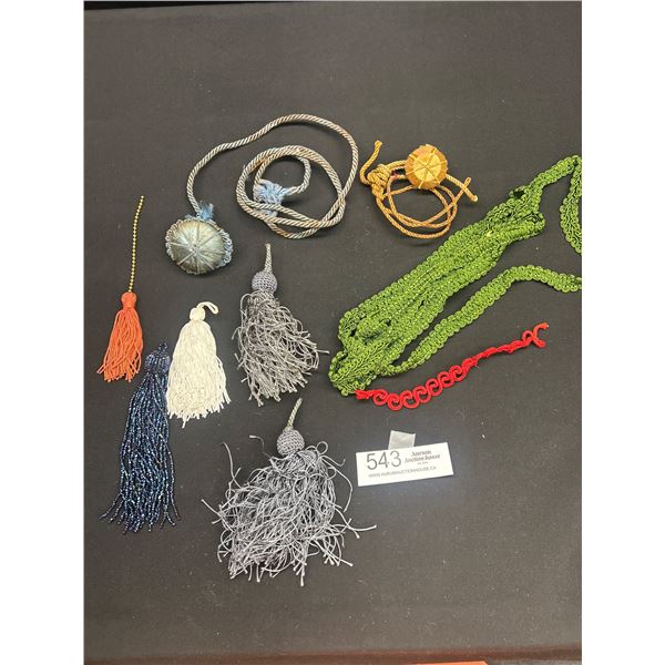 Very Interesting Lot of Early 1900s + Later Tassels Etc