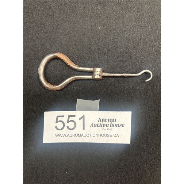 Early 1900s Folding Steel Button Hook