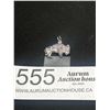 Image 2 : Heavy Sterling Buffalo Charm