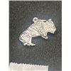 Image 3 : Heavy Sterling Buffalo Charm