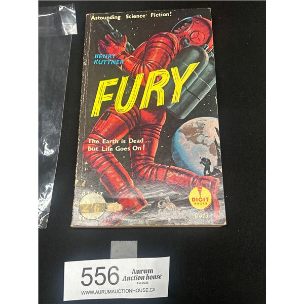 1947 (Early) Sci-Fi Pocket Book "Fury" (Great Graphics)