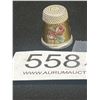 Image 1 : A Fabulous Enamel on Sterling Silver Thimble (Nice Item)