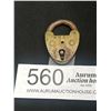Image 1 : A Miniature Victorian Brass Padlock