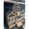 Image 3 : Very Old Wood and Wire Bird cage 33"x28" NO SHIPPING