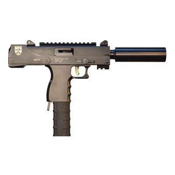 MPA PISTOL 9MM 6" 30RD TB W/RAIL