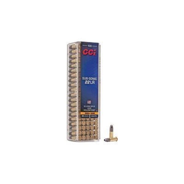 CCI 22 SUBSONIC 40GR HP - 1000 Rounds