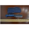 Image 1 : Hand Forged Steel Knife w/ Leather Sheath