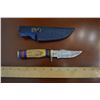 Image 1 : Handmade Damascus Steel Knife & Sheath