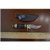 Image 1 : Handmade Damascus Steel Knife & Sheath