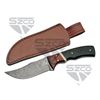 Image 1 : 8" DAMASCUS BLADE BUFFALO HORN SKINNER