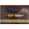 Image 1 : Handmade Damascus Steel Knife & Sheath