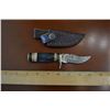 Image 1 : Handmade Damascus Steel Knife & Sheath