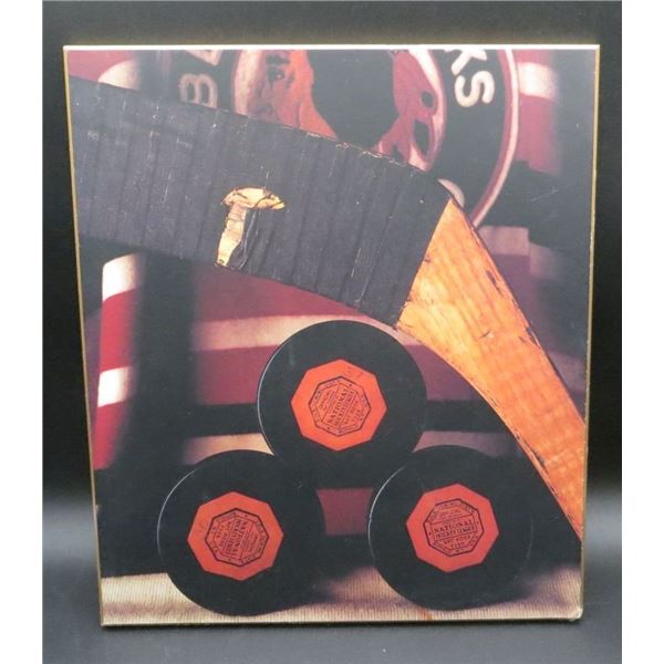 National Hockey League Wooden Plaque 11" x 13"