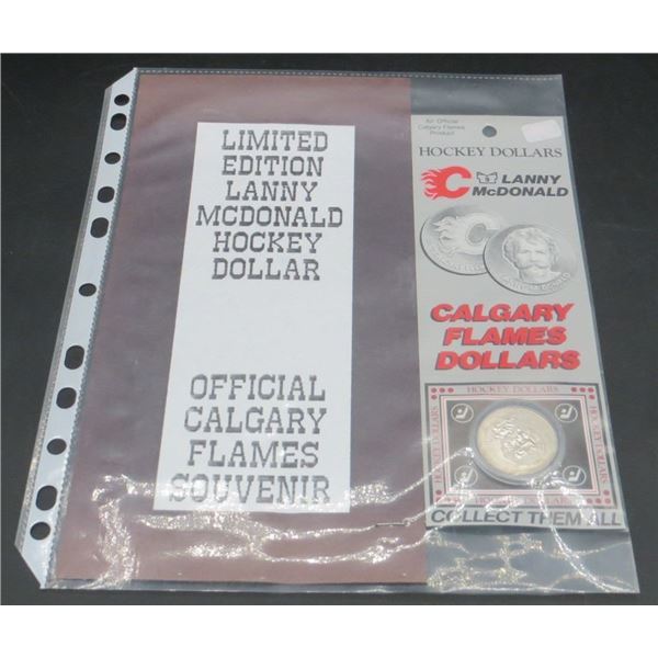 Lanny McDonald Calgary Flames Dollar Hockey Collector Coin