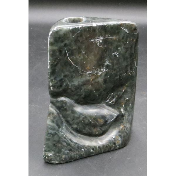 Stone Candle Holder With Bird Design