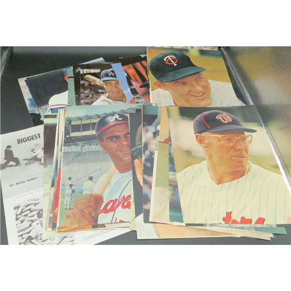 Lot Of Baseball Paper paraphernalia