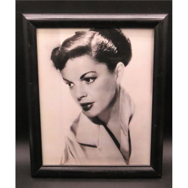 Judy Garland Framed 8x10 Black & White Photo