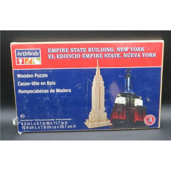 New New York Empire State Building Wooden Puzzle