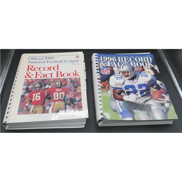 1990 & 1996 Official NFL Record & Fact Books