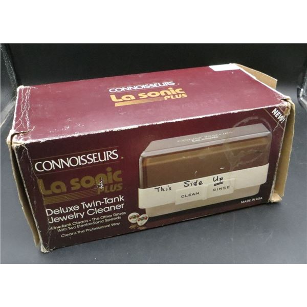 Vintage La Sonic Plus Deluxe Twin Tank Jewelry Cleaner