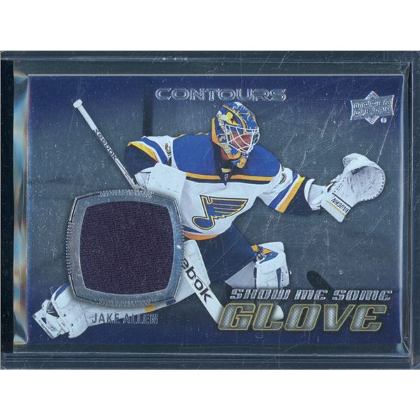 2015-16 Upper Deck Contours Show Me Some Glove Jerseys #S25 Jake Allen
