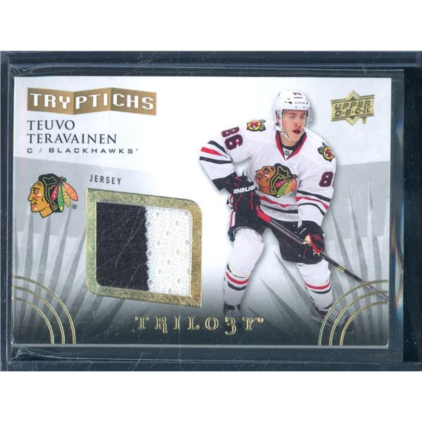 2014-15 Upper Deck Trilogy Tryptichs Teuvo Teravainen JSY 390/600
