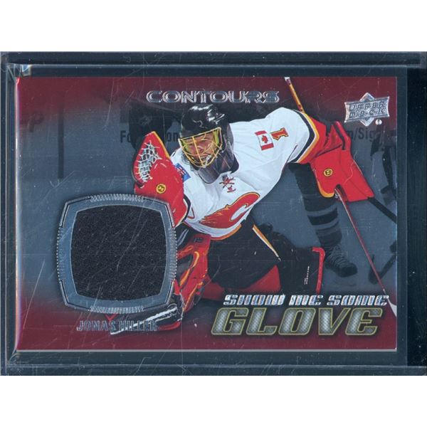 2015-16 Upper Deck Contours Show Me Some Glove Jerseys #S4 Jonas Hiller