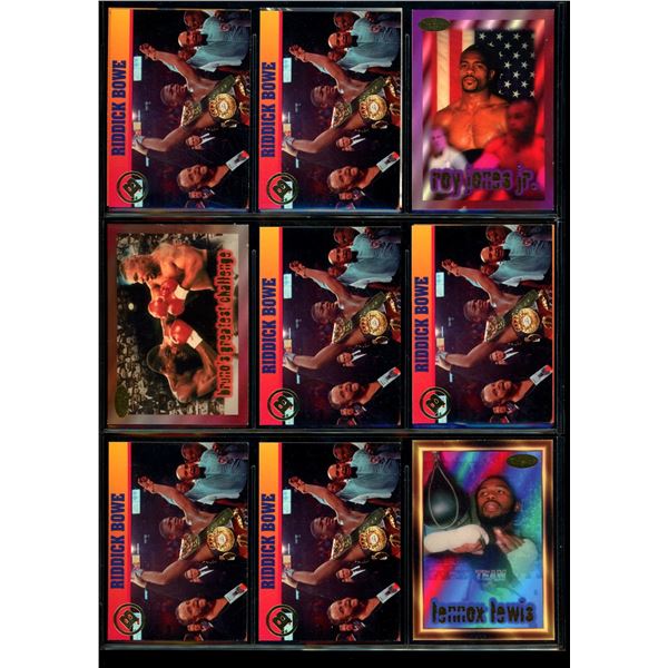 Lot of 9 Boxing Promo & Collector Cards
