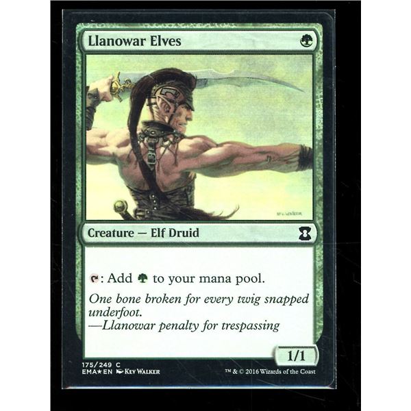 Magic the Gathering Llanowar Elves FOIL Eternal Masters