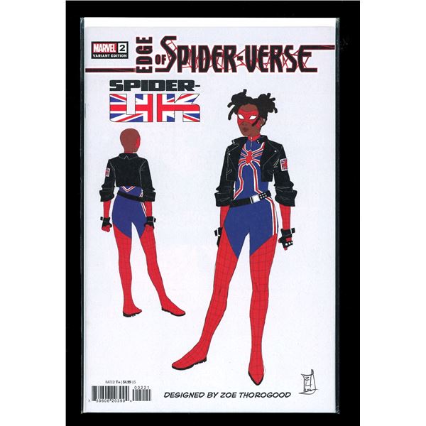 Marvel Edge Of Sipder-Verse Spider UK Variant Edition #2 (new never read) 1st new Spider-UK