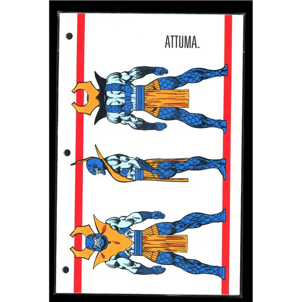 Rare 24 Marvel Bio Sheets Heroes & Villains Character Reference Cards