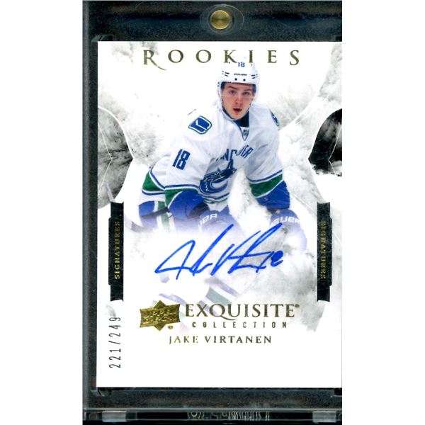 2015-16 Exquisite Collection Signatures Rookie Previews Jake Virtanen 221/249 BV $40