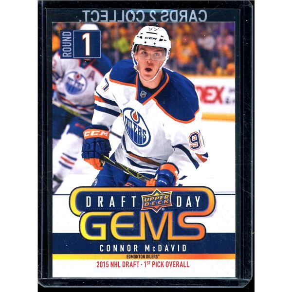2018-19 Upper Deck NHL Draft Day Gems #GEM03 Connor McDavid