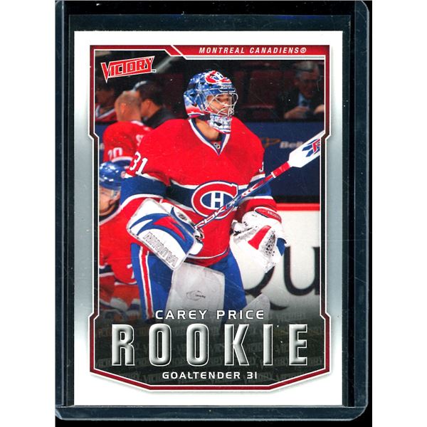 2007-08 Upper Deck Victory #303 Carey Price RC BV $30