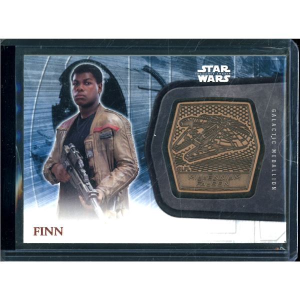 2016 Topps Star Wars The Force Awakens Series Two Brnze Medallions #18 Finn