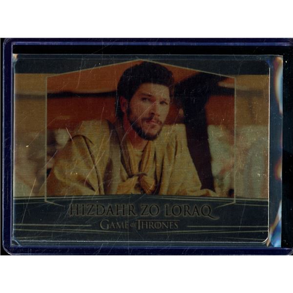 2017 Rittenhouse Game of Thrones Valyrian Steel Gold #79 Hizdahr zo Loraq 6/100