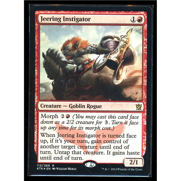 Magic the Gathering Jeering Instigator FOIL Khans of Tarkir