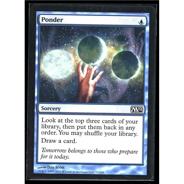 Magic The Gathering Ponder Magic 2012