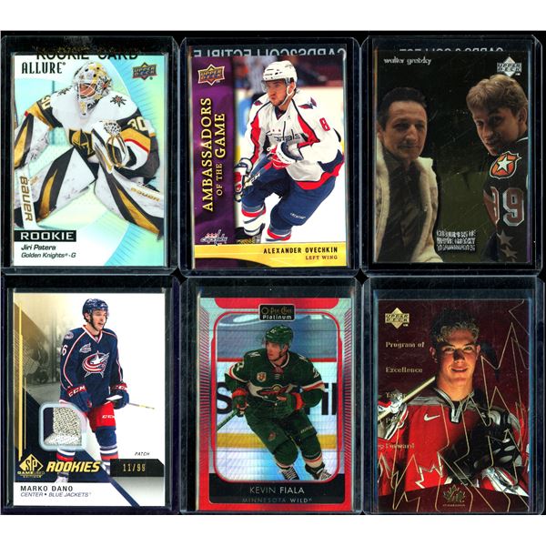 Lot Of 6 Hockey Rookies & Insert Cards Various Teams & Players